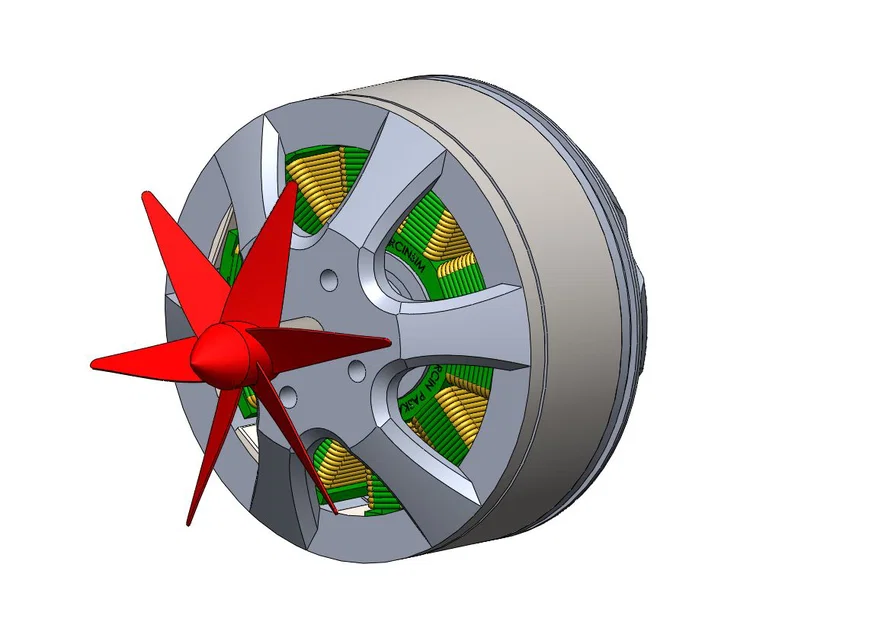 Mô hình động cơ điện DC (DC Motor) chi tiết dành cho in 3D - Image 2