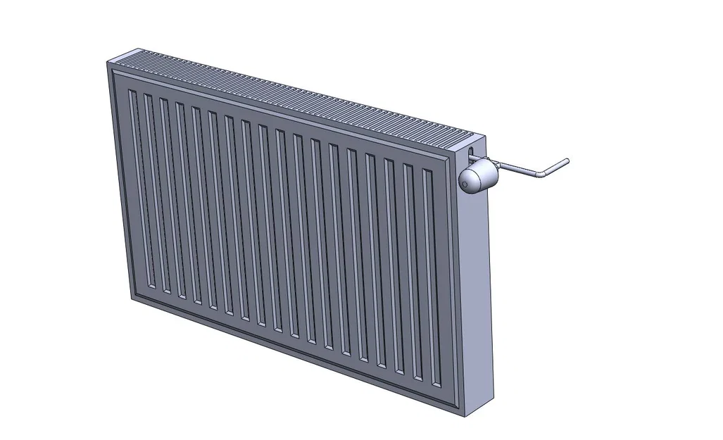 Mô hình 3D Bộ Tản Nhiệt (Radiator) trang trí cho sa bàn kiến trúc - Image 1