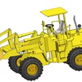 Mô hình xe xúc lật Wheel Loader đồ chơi in 3D độc đáo - Thumbnail 3