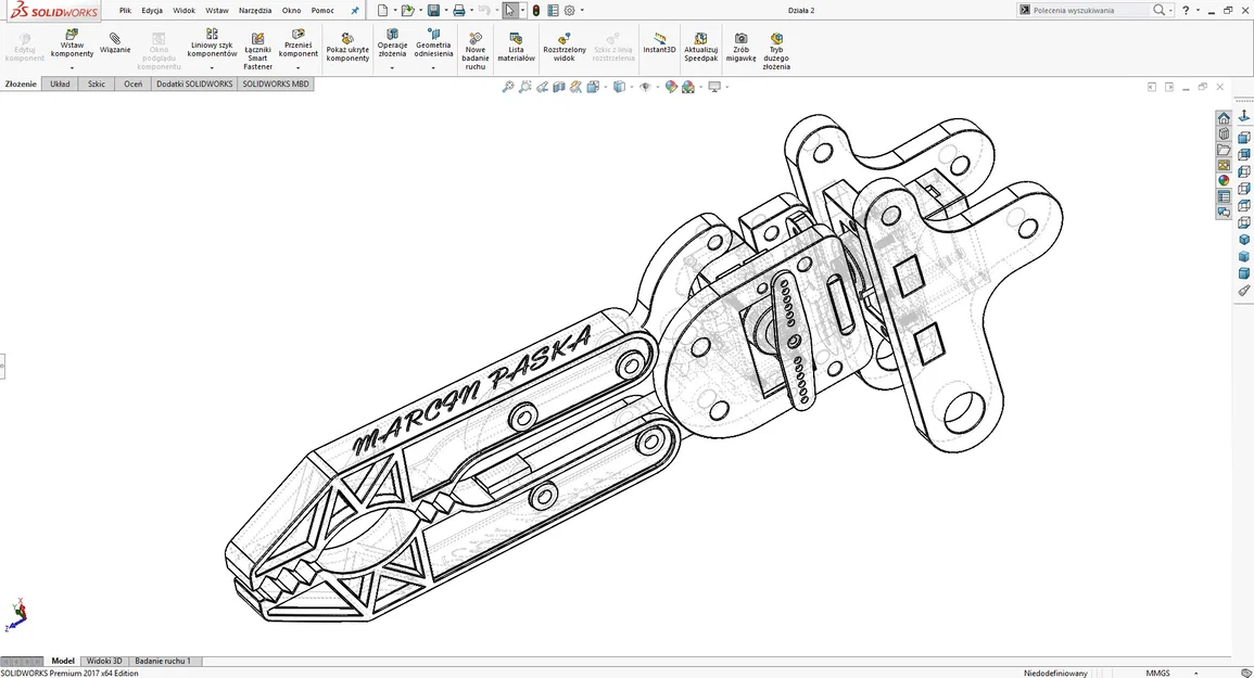 Mô hình tay gắp robot (Gripper) cơ khí 2 ngón in 3D - Image 2