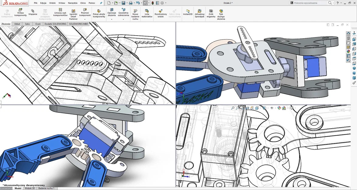 Mô hình tay gắp robot (Gripper) cơ khí 2 ngón in 3D - Image 3