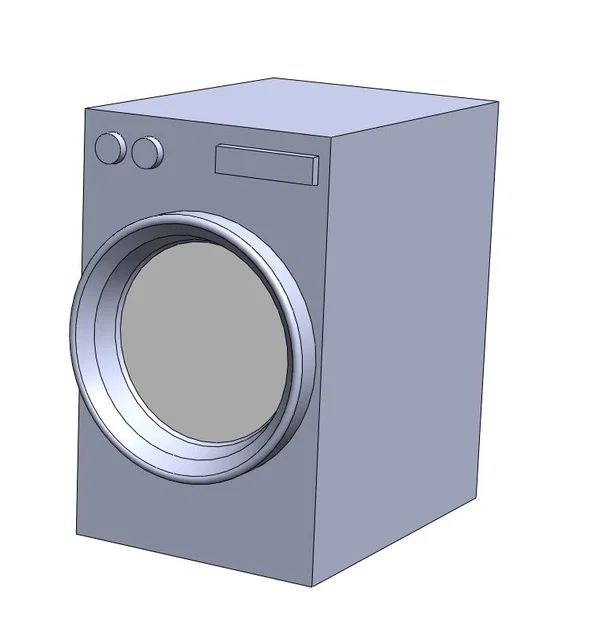 Mô hình máy giặt đồ chơi 3D xinh xắn cho bé yêu - Image 1