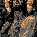 Tranh treo tường nghệ thuật Jesus - Mô hình in 3D HueForge độc đáo - Thumbnail 2