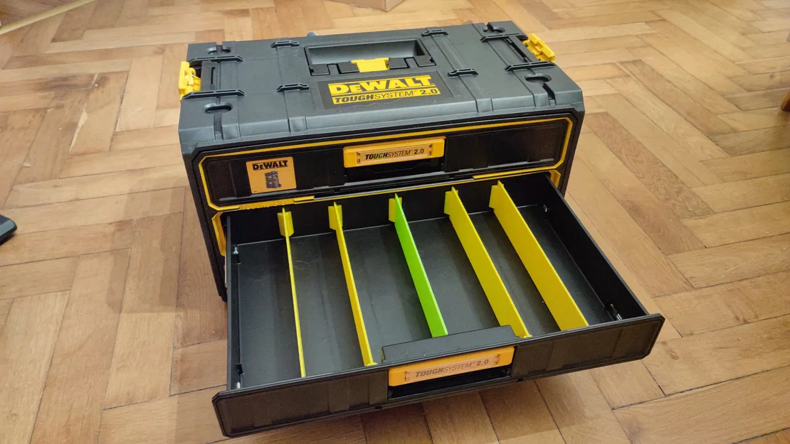 Vách ngăn chia ngăn cho thùng đồ nghề DeWalt ToughSystem 2.0 - Image 1