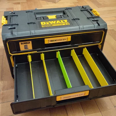 Vách ngăn chia ngăn cho thùng đồ nghề DeWalt ToughSystem 2.0