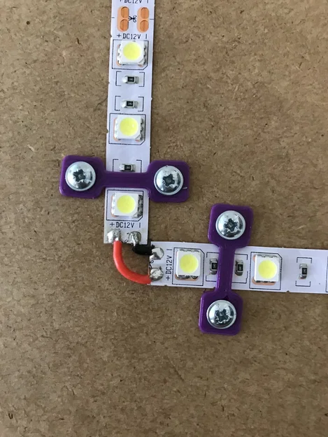 Kẹp Cố Định Dây Đèn LED (LED Tape Strap) - Phụ Kiện In 3D Tiện Dụng - Image 1