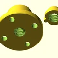 Đai ốc chống rơ cải tiến (Anti Backlash Nut) trong OpenSCAD - Thumbnail 2