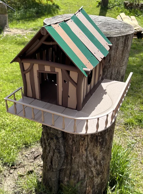 Mô hình nhà cho chim và khay đựng thức ăn cho sóc in 3D - Image 5