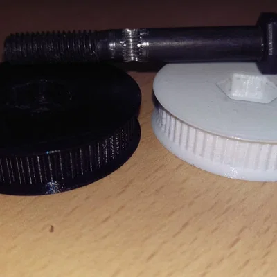 Pulley tham số cho dây đai răng trong OpenSCAD