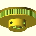 Pulley tham số cho dây đai răng trong OpenSCAD - Thumbnail 5