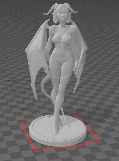 Mô hình Succubus thiết kế 3D sắc nét dành cho người yêu sưu tầm - Image 2