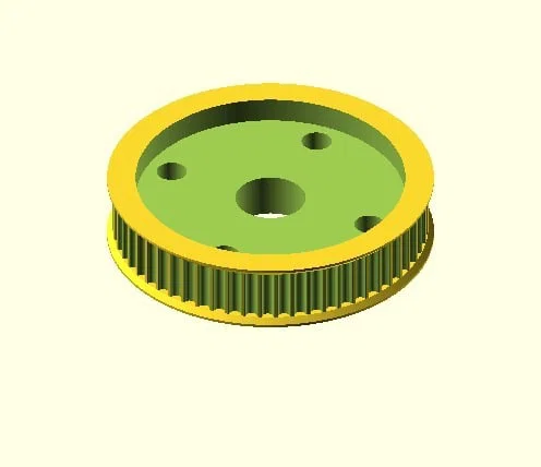 Puly tham số cho dây đai răng trong OpenSCAD (revisited) - Image 1