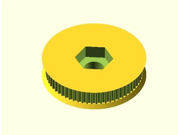 Puly tham số cho dây đai răng trong OpenSCAD (revisited) - Image 5
