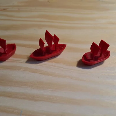 Game piece - Tàu thuyền (FDM friendly, no supports)