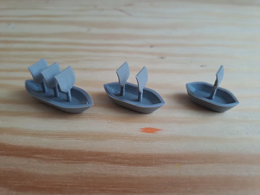 Game piece - Tàu thuyền (FDM friendly, no supports) - Image 3