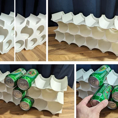 Kệ Lon Bia - EIGHT (8 lon, nạp từ phía trước)