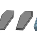 Mô hình quan tài TTRPG (Coffin) 1x2 inch cho bàn chơi game - Thumbnail 2