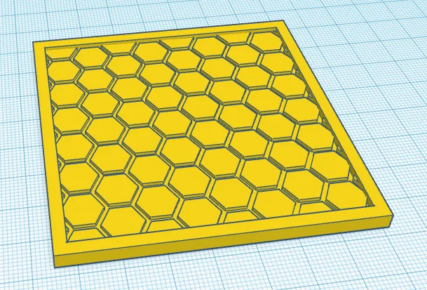 Tấm ốp tường họa tiết tổ ong 3D - Honeycomb Wall Panel trang trí - Image 1