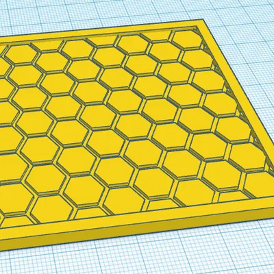 Tấm ốp tường họa tiết tổ ong 3D - Honeycomb Wall Panel trang trí