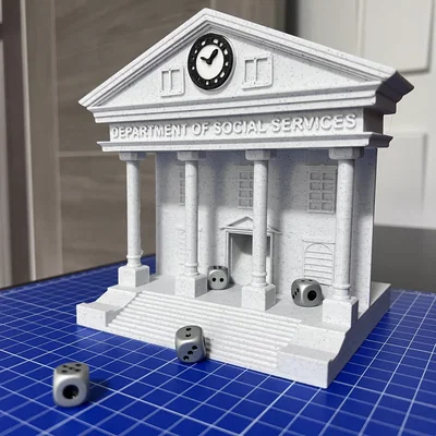 Tháp đổ xúc xắc Hill Valley Clock Tower - Back To The Future