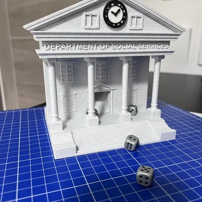Tháp đổ xúc xắc Hill Valley Clock Tower - Back To The Future