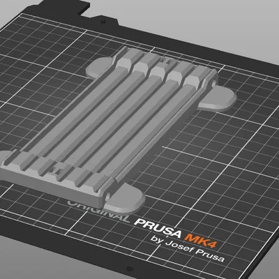 Giá đỡ đứng cho bộ đệm sợi nhựa MMU3 (MMU3 Vertical Buffer Stand)