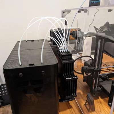 Giá đỡ đứng cho bộ đệm sợi nhựa MMU3 (MMU3 Vertical Buffer Stand)