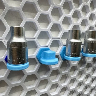 HSW - Giá giữ đầu tuýp 1/2 inch cho Honeycomb Storage Wall
