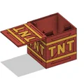 Hộp đựng bài MTG hình thùng thuốc nổ TNT phong cách Crash Bandicoot - Thumbnail 1