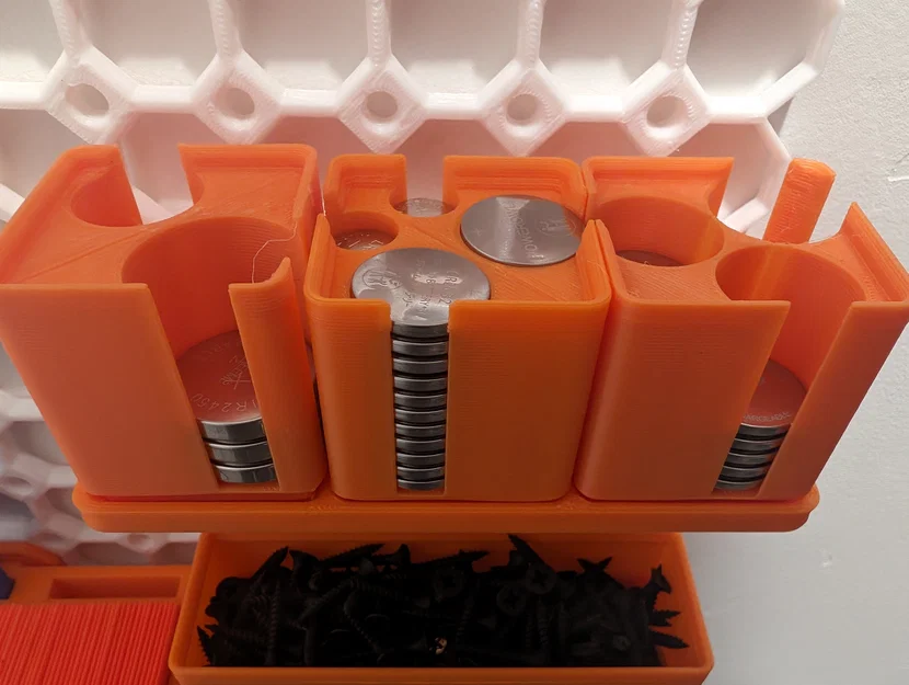 Bin Gridfinity/Multiboard cho pin CR/LR 2032 & 2450 - Image 2