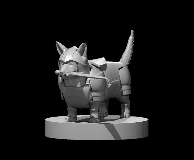 Achilles – Corgi Paladin - Image 1