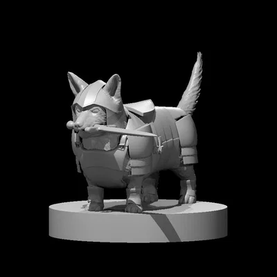 Achilles – Corgi Paladin