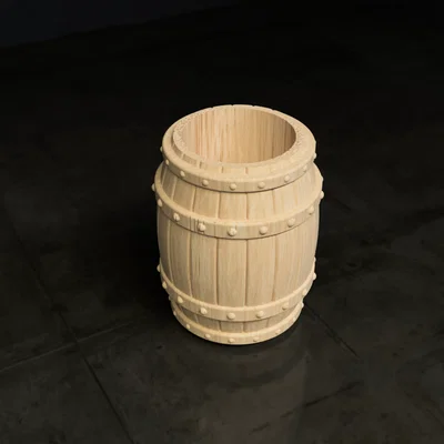 Mô hình thùng chứa đồ đa năng 3D: Đựng tăm, bông tai siêu tiện lợi