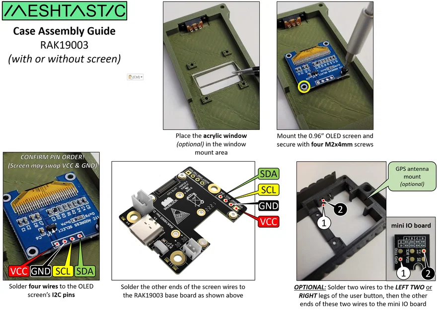 Case micro RAK19003 cho Meshtastic (RAK19003-micro case for Meshtastic) - Image 12