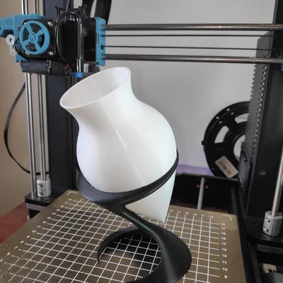 Bình cắm bút thiết kế lệch tâm độc đáo - File in 3D trang trí