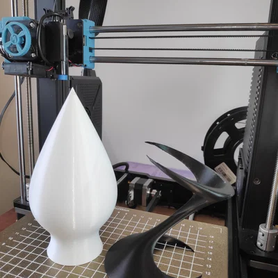 Bình cắm bút thiết kế lệch tâm độc đáo - File in 3D trang trí