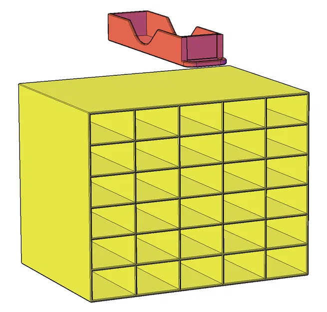 Resistor Storage - Hộp ngăn kéo cất điện trở - Image 2