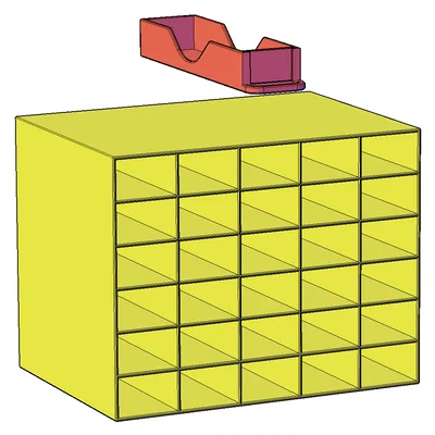 Resistor Storage - Hộp ngăn kéo cất điện trở