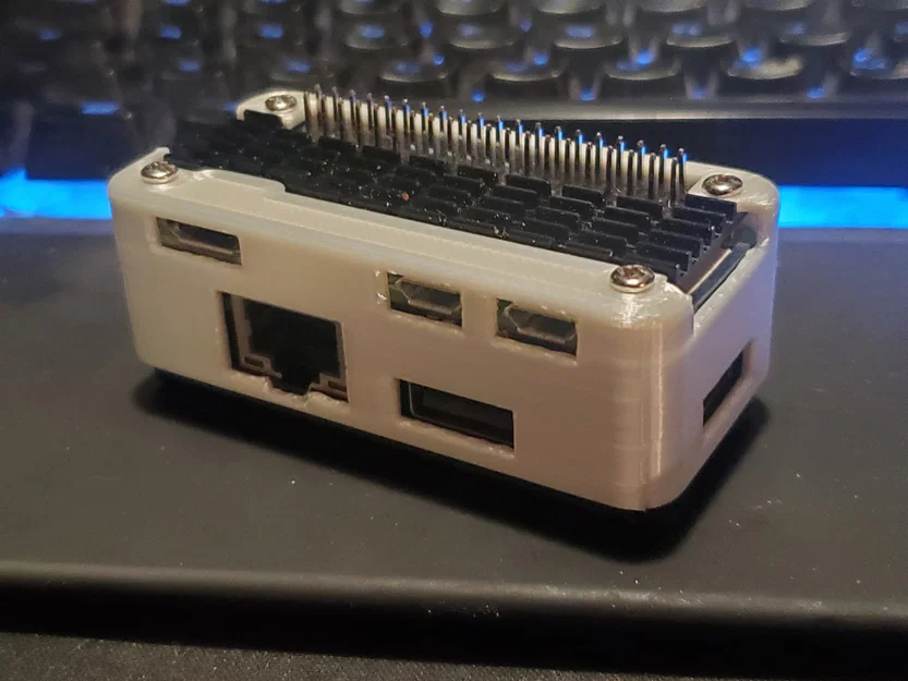 Vỏ Pi Zero 2W Waveshare Ethernet/USB HUB HAT (B) kèm nắp tản nhiệt - Image 1