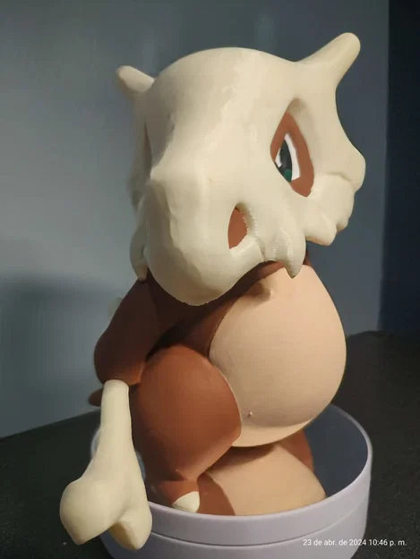 Mô hình heo đất Cubone Pokemon (190mm) in 3D siêu dễ thương - Image 1