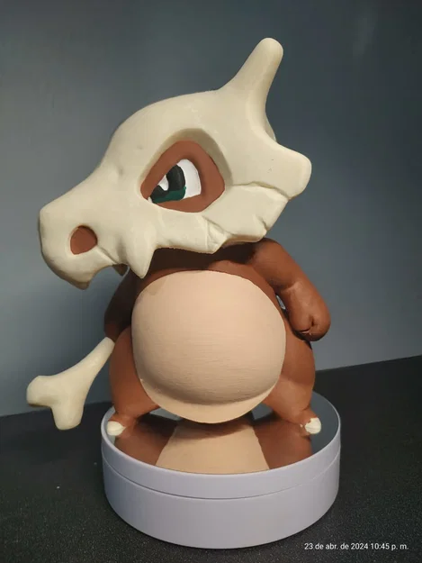 Mô hình heo đất Cubone Pokemon (190mm) in 3D siêu dễ thương - Image 3