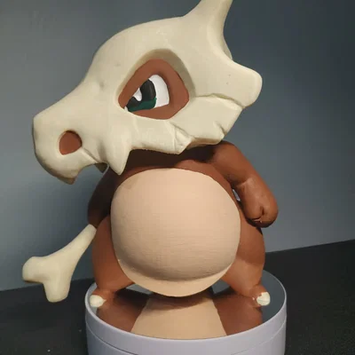 Mô hình heo đất Cubone Pokemon (190mm) in 3D siêu dễ thương