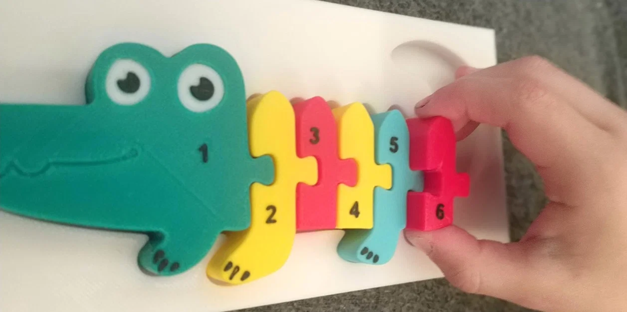 Cá sấu - puzzle lắp miếng cho bé - Image 2