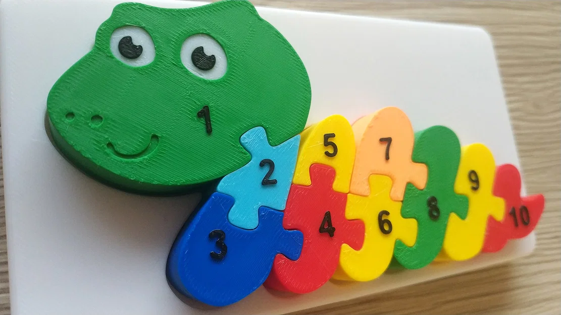 Con rắn - Puzzle cắm ghép cho trẻ em - Image 1