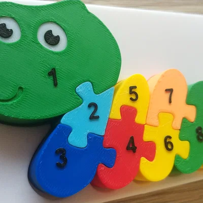Con rắn - Puzzle cắm ghép cho trẻ em
