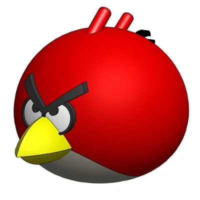 Mô hình 3D Angry Birds Red đáng yêu để in 3D