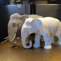 Mô hình Elephant Lady in 3D - Tượng voi trang trí đầy tinh tế - Thumbnail 1