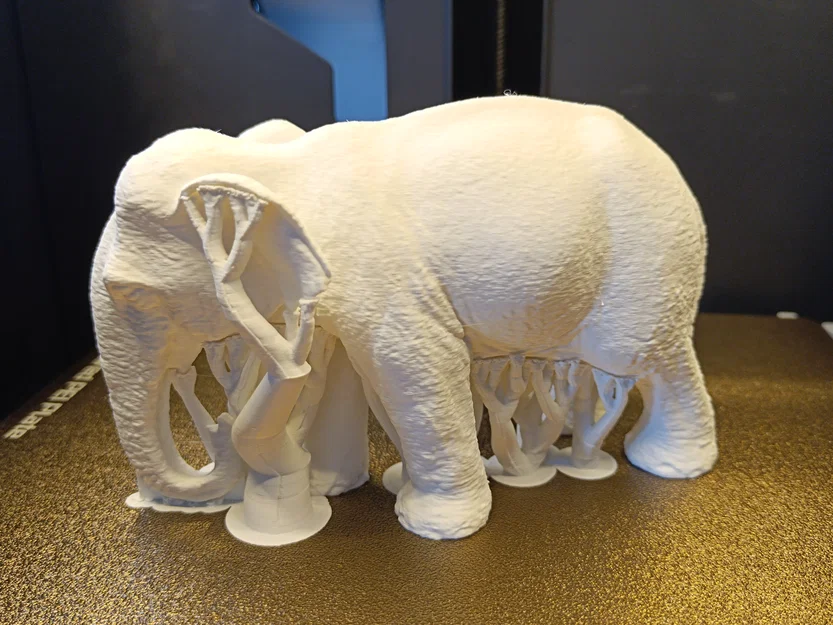 Mô hình Elephant Lady in 3D - Tượng voi trang trí đầy tinh tế - Image 3