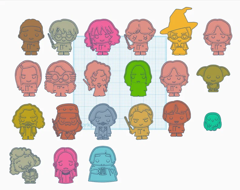 Bộ Sưu Tập Chibi Harry Potter - Image 1