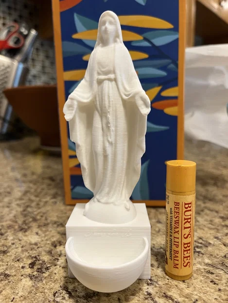 Bình Nước Thánh Đức Mẹ Maria (Virgin Mary Holy Water Font) - Image 2